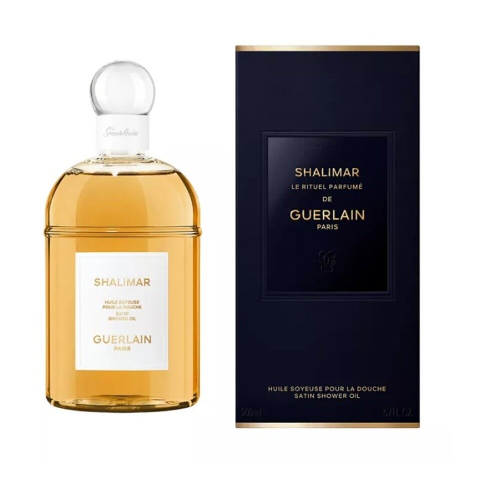 Guerlain Paris Shalimar Satin Shower Oil Bergamot-Full 200ml,6.7oz-BOXED-NEW - Picture 8 of 12